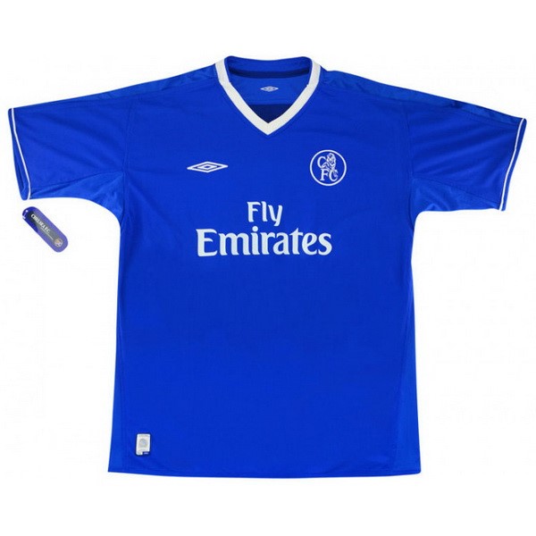 Camiseta Chelsea Replica Primera Ropa Retro 2003 2005 Azul